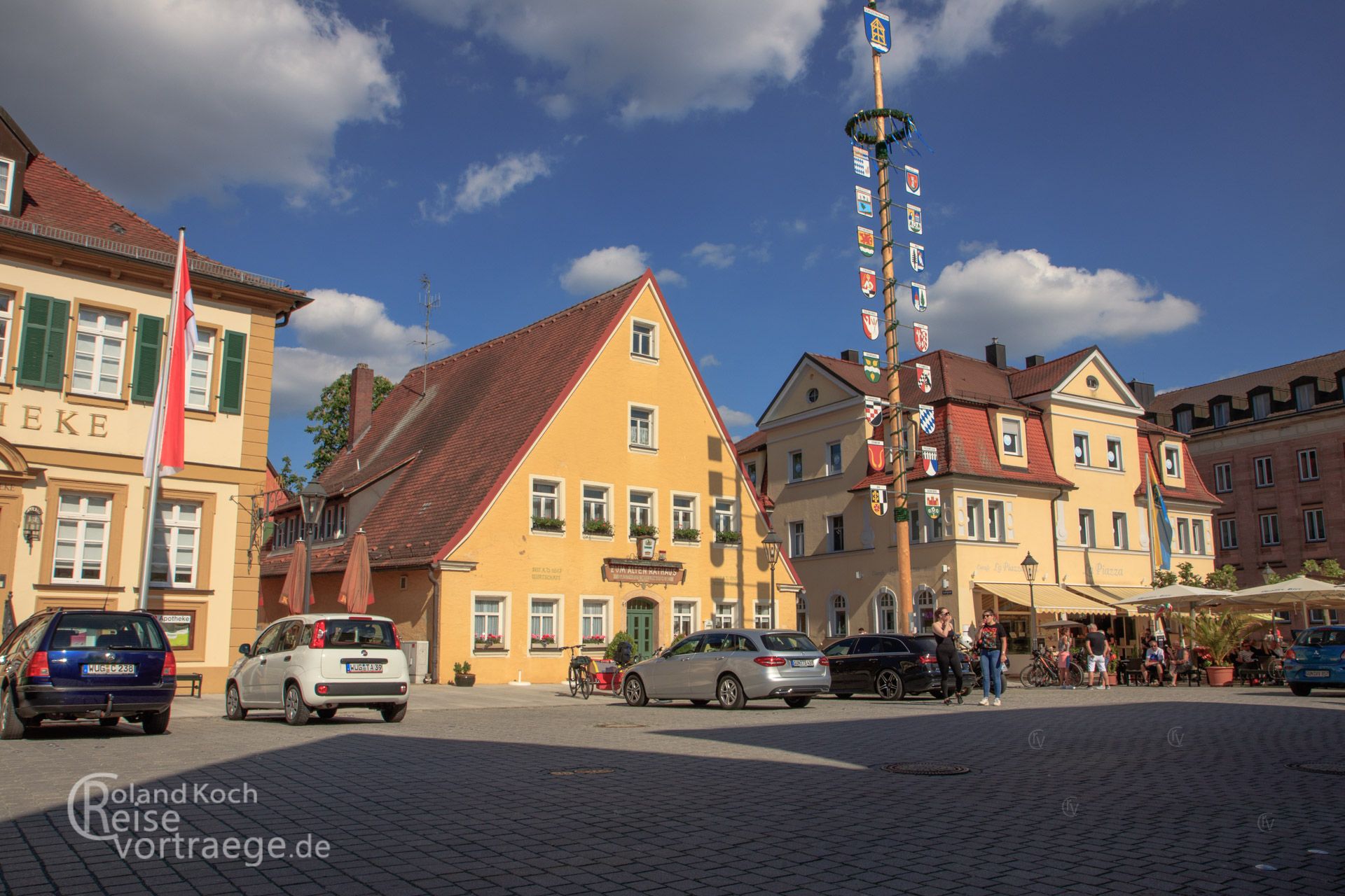 Altmühl Radweg - Marktplatz Gunzenhausen